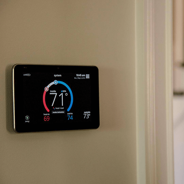 Lennox Thermostat in Home in Salem, OR